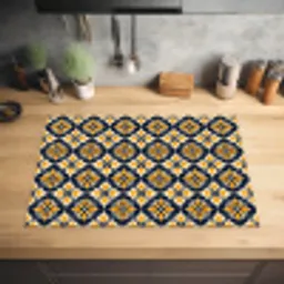 Patroon - Siertegel - Kleurrijk Inductie beschermer vinyl 3mm klein 276 -sfeer5