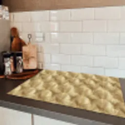 Patroon - Waaier -  Goud Inductie beschermer vinyl 3mm klein 276 -sfeer3