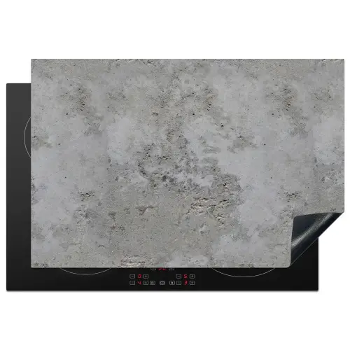 Patroon - Grijs - Oud - Beton Inductie beschermer vinyl 3mm klein 276 -3d