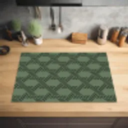Patroon - Groen - Geometrisch Inductie beschermer vinyl 3mm klein 276 -sfeer5