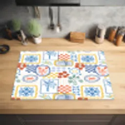 Zee - Sfeer - Tomaat -  Mozaïek Inductie beschermer vinyl 3mm klein 276 -sfeer5