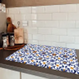 Patroon - Modern - Kleurrijk Inductie beschermer vinyl 3mm klein 276 -sfeer3