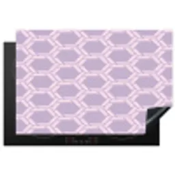 Patroon - Roze - Paars Inductie beschermer vinyl 3mm klein 276 -3d