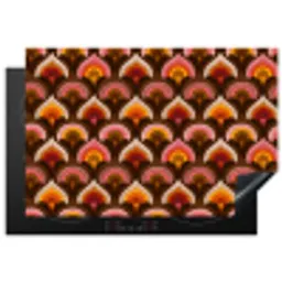 Patroon - Retro - Kleurrijk Inductie beschermer vinyl 3mm klein 276 -3d