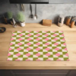 Patroon - Smileys - Blokken Inductie beschermer vinyl 3mm klein 276 -sfeer5