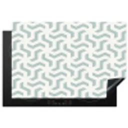 Patronen - Abstract - Groen - Geometrie Inductie beschermer vinyl 3mm klein 276 -3d