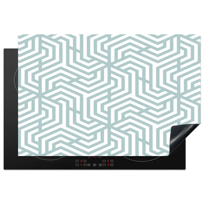 Patronen - Abstract - Driehoek - Geometrie Inductie beschermer vinyl 3mm klein 276 -3d