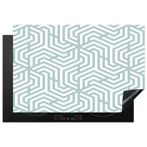 Patronen - Abstract - Driehoek - Geometrie Inductie beschermer vinyl 3mm klein 276 -3d