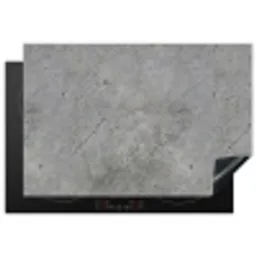 Patronen - Beton - Oud Inductie beschermer vinyl 3mm klein 276 -3d