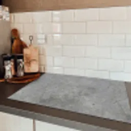 Patronen - Beton - Oud Inductie beschermer vinyl 3mm klein 276 -sfeer3