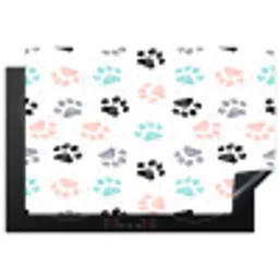Paw - Pattern - Color Inductie beschermer vinyl 3mm klein 276 -3d