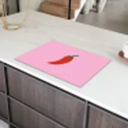 Peper - Rood - Illustratie Inductie beschermer vinyl 3mm klein -sfeer8