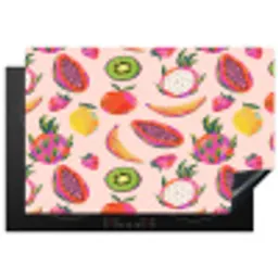 Roze - Kleuren - Fruit - Patroon Inductie beschermer vinyl 3mm klein 276 -3d