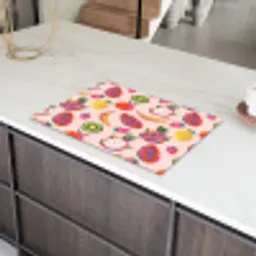 Roze - Kleuren - Fruit - Patroon Inductie beschermer vinyl 3mm klein 276 -sfeer8