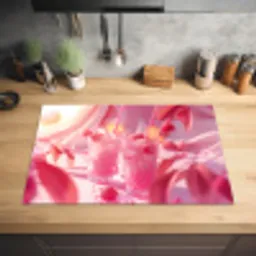 Roze Zomerdrankjes Inductie beschermer vinyl 3mm klein -sfeer5