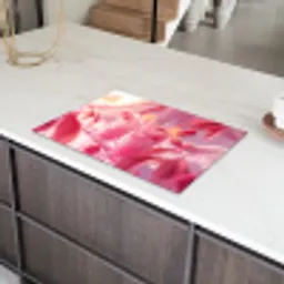 Roze Zomerdrankjes Inductie beschermer vinyl 3mm klein -sfeer8