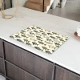 Vissen - Klassiek - Groen Inductie beschermer vinyl 3mm klein 276 -sfeer8