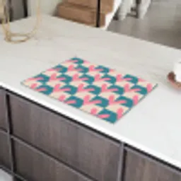 Vlakken - Hartjes - Patroon - Retro Inductie beschermer vinyl 3mm klein 276 -sfeer8