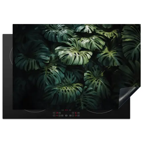 Plant - Monstera - Lichtinval Inductie beschermer vinyl 3mm klein -3d