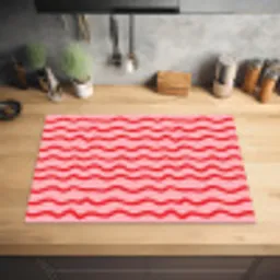 Speels - Patroon - Rood Inductie beschermer vinyl 3mm klein 276 -sfeer5