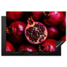 Granaatappel - Rood - Fruit Inductie beschermer vinyl 3mm klein -3d