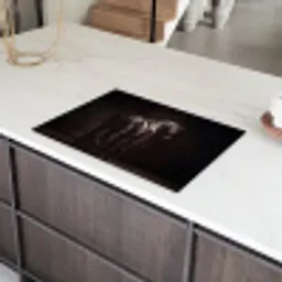 Krachtig - Paard - Donker Inductie beschermer vinyl 3mm klein -sfeer8