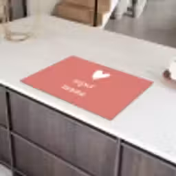 Presentje voor Moederdag super mama roze/wit Inductie beschermer vinyl 3mm klein -sfeer8