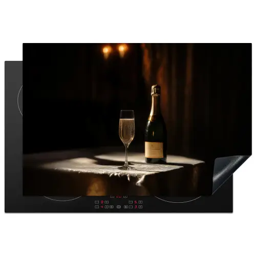 Prosecco - Bubbels - Sfeervol - Drank Inductie beschermer vinyl 3mm klein -3d