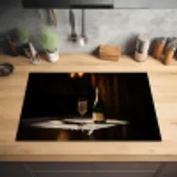 Prosecco - Bubbels - Sfeervol - Drank Inductie beschermer vinyl 3mm klein -sfeer5