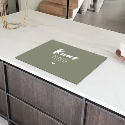 Spreuken - Knus plekje - Tekst - Zomer Inductie beschermer vinyl 3mm middel -sfeer8