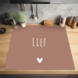 Spreuken - Lief - Quotes Inductie beschermer vinyl 3mm middel -sfeer5