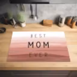Spreuken - Quotes Best mom ever - Moederdag - Mama - Cadeau moederdag Inductie beschermer vinyl 3mm klein -sfeer5