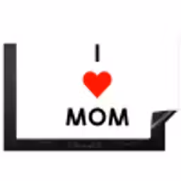 Spreuken - Quotes I Love Mom - Moederdag - Mama - Mama cadeau Inductie beschermer vinyl 3mm klein -3d