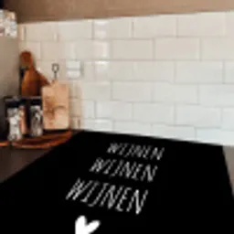 Spreuken - Quotes - Wijnen wijnen wijnen Inductie beschermer vinyl 3mm middel -sfeer3