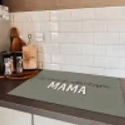 Spreuken - Quotes Jij bent de allerliefste Mama - Moederdag - Moeder cadeautje Inductie beschermer vinyl 3mm klein -sfeer3