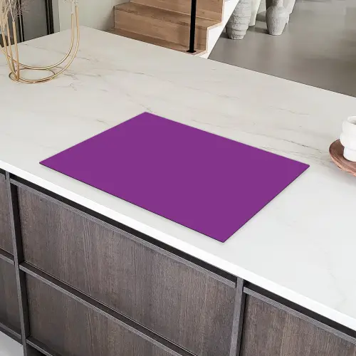 Paars - Kleuren - Effen Inductie beschermer vinyl 3mm klein 276 -sfeer8