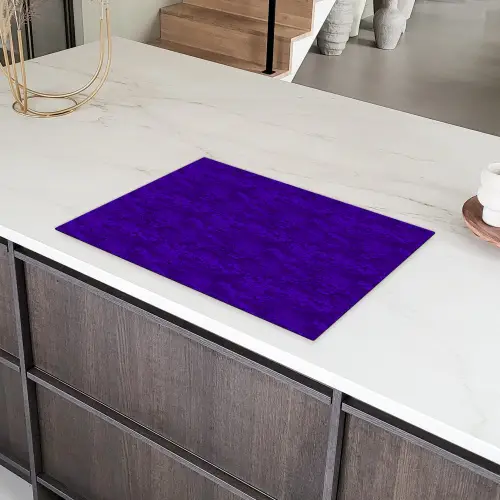 Paars - Heuvels - Bloesem Inductie beschermer vinyl 3mm klein 276 -sfeer8