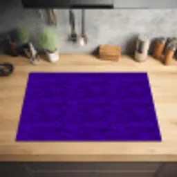 Paars - Heuvels - Bloesem Inductie beschermer vinyl 3mm klein 276 -sfeer5