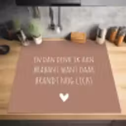 Quotes - En dan denk ik aan Brabant - Spreuken - Guus Meeuwis Inductie beschermer vinyl 3mm middel -sfeer5