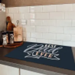 Quotes - Papa - Best dad ever - Spreuken Inductie beschermer vinyl 3mm klein -sfeer3