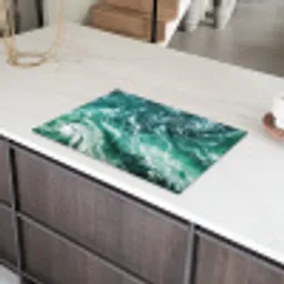 Woeste Zeegolven Inductie beschermer vinyl 3mm klein -sfeer8