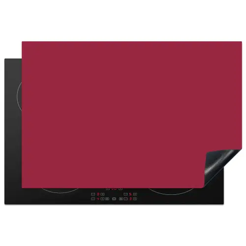 Rood - Effen kleur Inductie beschermer vinyl 3mm klein 276 -3d