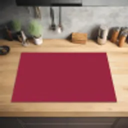 Rood - Effen kleur Inductie beschermer vinyl 3mm klein 276 -sfeer5