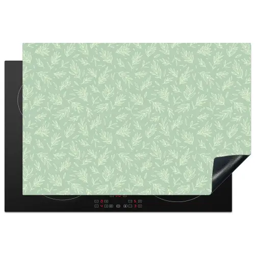 Verfrissende Groene Bladeren Inductie beschermer vinyl 3mm klein -3d