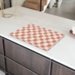 Retro - Klassiek - Roze Inductie beschermer vinyl 3mm klein 276 -sfeer8