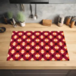 Retro - Patroon - Kleurrijk Inductie beschermer vinyl 3mm klein 276 -sfeer5