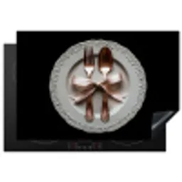 Rose - Strik - Bestek Inductie beschermer vinyl 3mm klein -3d