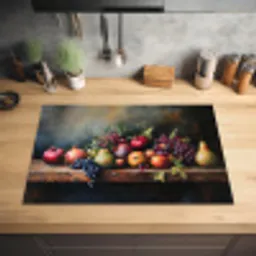Rustiek - Stilleven - Fruit Inductie beschermer vinyl 3mm klein -sfeer5