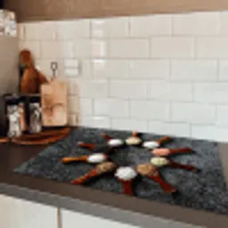 Zoutkristallen Sterrenstelsel Inductie beschermer vinyl 3mm klein -sfeer3
