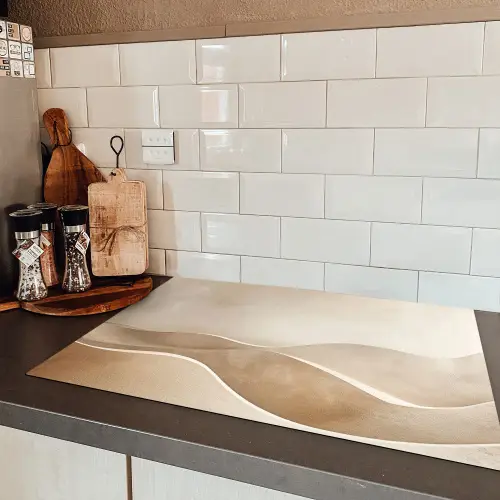 Zandduinen bij Dageraad Inductie beschermer vinyl 3mm klein -sfeer3